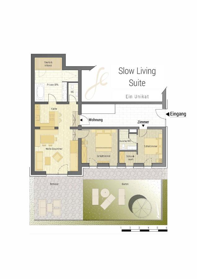 Slow Living Suite - Ferienwohnung Mit Privater Sauna & Garten Фис Екстериор снимка